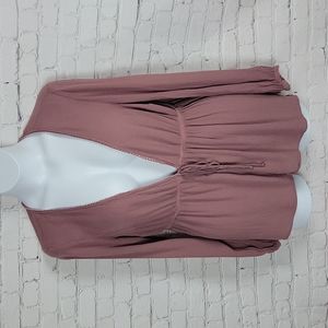 Torrid - Mauve Pink Peasant Top 💘